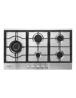 Coupon 😀 Devanti Gas Cooktop 90cm Kitchen Stove ✨