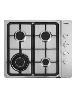 Best deal 🛒 Devanti Gas Cooktop 60cm 4 Burner Ceramic 🎁