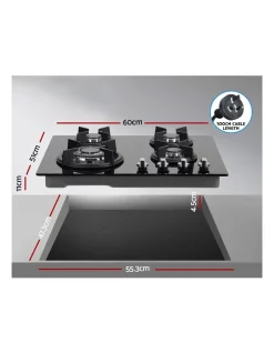 Outlet 🥰 Devanti Gas Cooktop 60cm 4 Burner Ceramic 🌟 -Cuisinart Shop unnamed file 1070