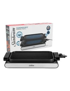 Wholesale 🥰 Sunbeam DiamondForce Electric Reversa Grill Black HGM3000DF 😀
