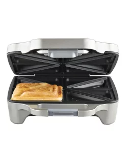 Buy 🧨 Sunbeam Big Fill Toastie For 4 Sandwich Press Silver GR6450 💯