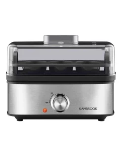 Cheapest 😀 Kambrook 3 Way Egg Cooker Brushed Stainless Steel KEG655BSS 👏
