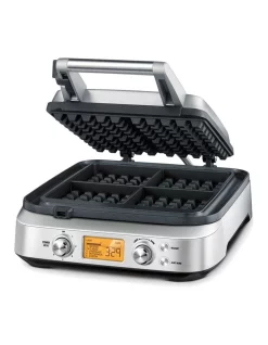 Discount 🔥 Breville The Smart Waffle Maker Stainless Steel BWM640BSS 👍