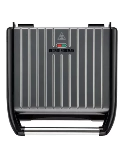 Coupon 🤩 George Foreman Entertaining Steel Grill Dark Grey GR25051AU 😍