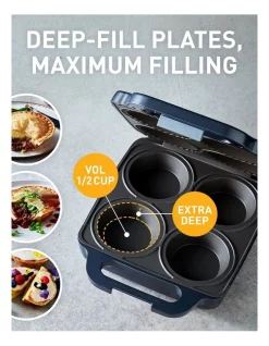 Brand new 🌟 Sunbeam Pie Magic Traditional Pie Maker 4-Up PM4800 In Grey ❤️ -Cuisinart Shop unnamed file 1356