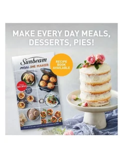 Brand new 🌟 Sunbeam Pie Magic Traditional Pie Maker 4-Up PM4800 In Grey ❤️ -Cuisinart Shop unnamed file 1360