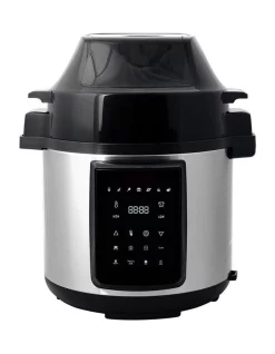 Top 10 ✨ Healthy Choice 6L Air Fryer/Pressure Multi/Slow Cooker For Chips/Meat/Rice SLV 😀