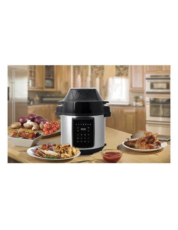 Top 10 β¨ Healthy Choice 6L Air Fryer/Pressure Multi/Slow Cooker For Chips/Meat/Rice SLV π 5 Top 10 β¨ Healthy Choice 6L Air Fryer/Pressure Multi/Slow Cooker For Chips/Meat/Rice SLV π - Image 3