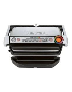 Budget ⌛ Tefal OptiGrill Smart Grill Stainless Steel GC712 🎁