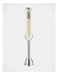 Outlet 💯 Cucina Prestigio Retro Hand Blender Almond CHB001C ✔️