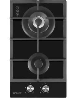 Promo ✨ Devanti Gas Cooktop 30cm Gas Stove Cooker 2 Burner Cook Top Konbs NG LPG Black 🎁 -Cuisinart Shop unnamed file 715