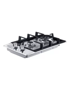 Promo 🔥 Devanti Gas Cooktop 30cm Gas Stove Cooker 2 Burner Cook Top Konbs NG LPG Steel 😉
