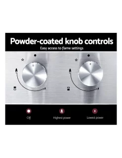 Promo 🔥 Devanti Gas Cooktop 30cm Gas Stove Cooker 2 Burner Cook Top Konbs NG LPG Steel 😉 -Cuisinart Shop unnamed file 724