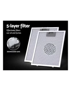 Cheap 🎉 Devanti Rangehood Range Hood 600mm Filter Included Black Stainless Steel Canopy LED Light Kitc 🎉 -Cuisinart Shop unnamed file 752