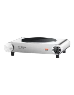 New 🎁 Kambrook Brushed Stainless Steel Single Electric Hotplate KHP110BSS 😉