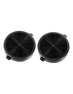 Outlet 🔔 Devanti Pyramid Range Hood Carbon Charcoal Filters Replacement For Ductless Ventless Black 🛒