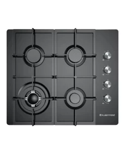 Best Pirce 🔥 Kleenmaid Burner Gas On Black Krystal Glass Cooktop With Wok Burner 60cm 🌟