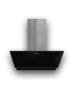 Discount 🎉 Kleenmaid Vertical Black Glass Wall Mounted 90cm Rangehood RHGV90 👏